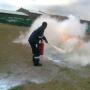 Fire fighting training