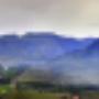 Greyton village in South Africa mountain views
