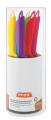 Anzo 6pc Multicoloured Steak Knife Set with Knife Block
