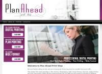 Plan Ahead Print Shop's website