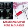 LASER ENGRAVING GLASSES PENS