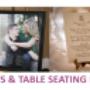 WEDDING MENU SEATING PLANS