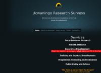 Ucwaningo Research Surveys's website