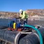 On the job!