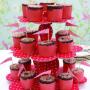 decorative cupcake stands for hire
