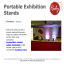 Portable and Modular Exhibition Stands