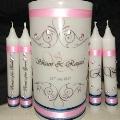 Diamante Unity Candle Set