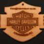 Leather laser engraved & cut