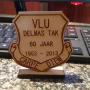 Wood trophy laser cut & engraved(2)