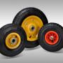 Pneumatic wheels