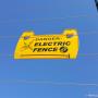 Electric Fence Warning Sign
