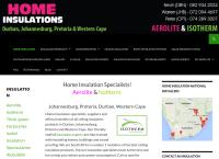 Home Insulations Durban's website