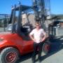 LORNA TRAINING FORKLIFT DRIVERS WITH SITHEMBISO