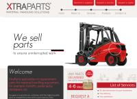 Xtraparts Material Handling's website