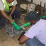 Uploaded by visitor on 2017/10/17 - Chilled Water Installers welding 63mm PP-r pipe after completing the Serbco SA Training