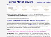 Scrapmetalbuyers Durban's website