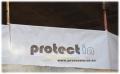 Solid Barrier fence black print