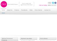 First Health Finance's website