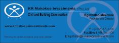 KR Makokoe Investments (Pty) Ltd