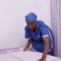 Cleaning the bed