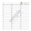Week-to-View Appointment Book Sample page