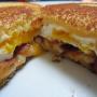 Bacon, egg and cheese sandwich