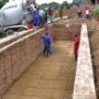 Hand Packing concrete