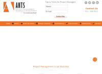 Ants Project Management's website