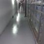 Epoxy floor in warehouse