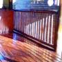 Lapa Deck with handrailing installed