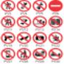 Prohibitive Safety Signs