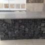 Gabion with Granite Top and Marble floors