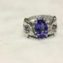 Flower Ring Tanzanite