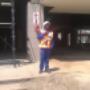 At work in Jozi Park station.