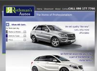 Rothman's Autos's website