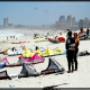 Kitesurfing at Dolphin Beach