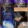Engraved JW sample bottle with filling