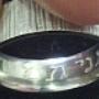 Platinium Ring - Hand Engraved in Hebrew
