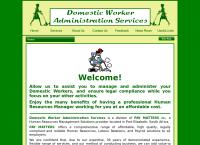 Domestic Worker Administration Services's website