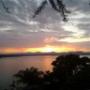 Sunset view from our patio area
