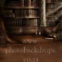 Bookshelves by Candlelight
