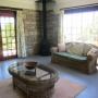 Living room with fireplace