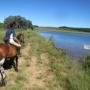 Across the dam wall