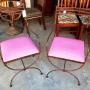 Wrought Iron Material Chairs