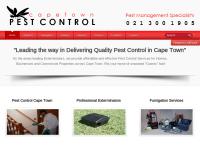 Pest Control Cape Town's website