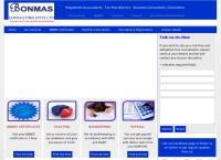 Bonmas Consulting's website