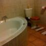 The nautical room with relaxing corner bath