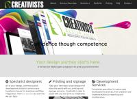 Creativists Design Agency's website