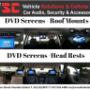 VSC DVD Head Rest Screens & Roof Mount Screens
