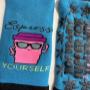 Blue Espresso Non Slip socks
